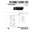 SONY XR3208MK2 Manual de Servicio