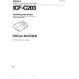SONY ICF-C203 Manual de Usuario