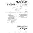 SONY MSACUS1A Manual de Servicio