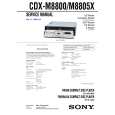 SONY CDXM8805X Manual de Servicio