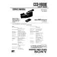 SONY CCDV800E Manual de Servicio