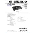 SONY XM1502SX Manual de Servicio