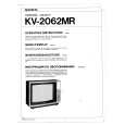 SONY KV2062MR Manual de Usuario