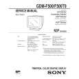 SONY GDMF500/T9 Manual de Servicio