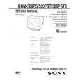 SONY GDM500PST9 Manual de Servicio