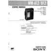 SONY WMA12 Manual de Servicio