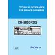 SONY XR5800RDS TECHN Manual de Servicio