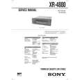 SONY XR4880 Manual de Servicio