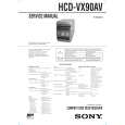 SONY HCDVX90AV Manual de Servicio
