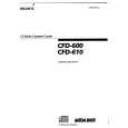 SONY CFD-600 Manual de Usuario