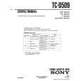 SONY TC-D509 Manual de Servicio