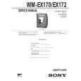 SONY WMEX172 Manual de Servicio