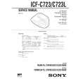 SONY ICFC723/L Manual de Servicio