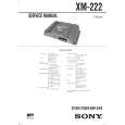 SONY XM222 Manual de Servicio
