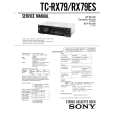 SONY TCRX79ES Manual de Usuario