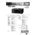 SONY PCM2500 Manual de Servicio