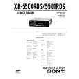 SONY XR5501RDS Manual de Servicio