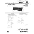 SONY CDX4180 Manual de Servicio