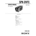 SONY SPKDVF3 Manual de Servicio