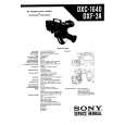 SONY DXF2A Manual de Servicio
