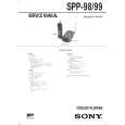 SONY SPP98/99 Manual de Servicio