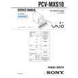 SONY PCVMXS10 Manual de Servicio