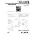 SONY HCDS3000 Manual de Servicio