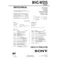 SONY MHCW555 Manual de Servicio
