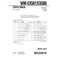SONY WMEX506 Manual de Servicio