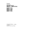 SONY MXP-700 Manual de Usuario