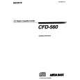 SONY CFD-560 Manual de Usuario