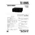 SONY TC-D905 Manual de Servicio