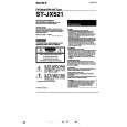 SONY STJX521 Manual de Usuario
