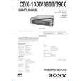 SONY CDX3800 Manual de Servicio