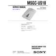 SONY MSGCUS10 Manual de Servicio