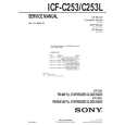 SONY ICFC253/L Manual de Servicio