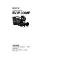 SONY BVW-300AP Manual de Usuario