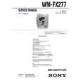 SONY WMFX277 Manual de Servicio