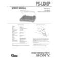 SONY PSLX49/P Manual de Servicio
