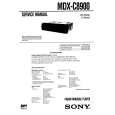 SONY MDXC8900 Manual de Servicio