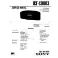 SONY ICFCD803 Manual de Servicio