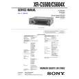 SONY XR-C5500 Manual de Usuario