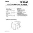 SONY SU35A3 Manual de Usuario