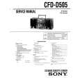 SONY CFD-D505 Manual de Servicio