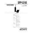 SONY SPPQ150 Manual de Servicio