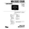 SONY WMEX502 Manual de Servicio