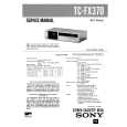 SONY TCFX370 Manual de Servicio