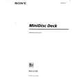 SONY MDS-JE700 Manual de Usuario