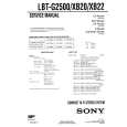 SONY LBTXB20 Manual de Servicio