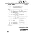 SONY CFDV21L Manual de Servicio